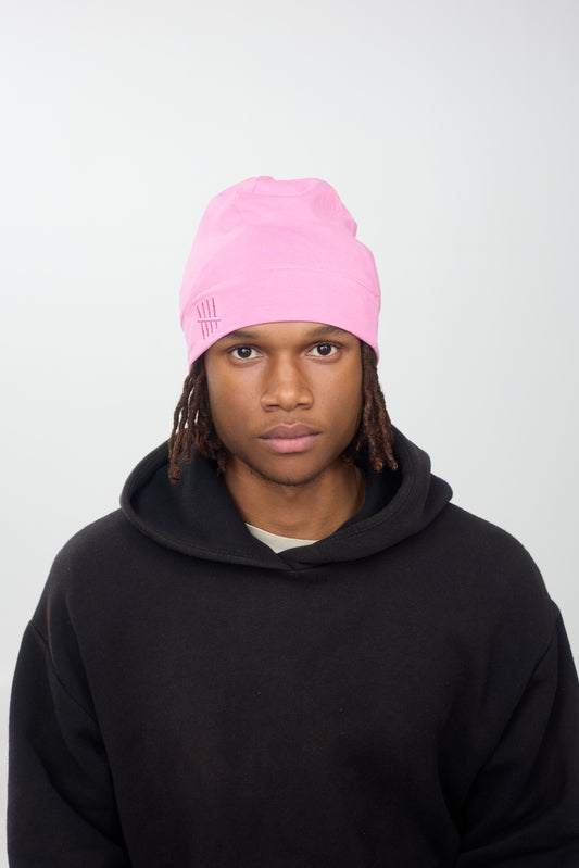 BEANIE LOGO - rosé