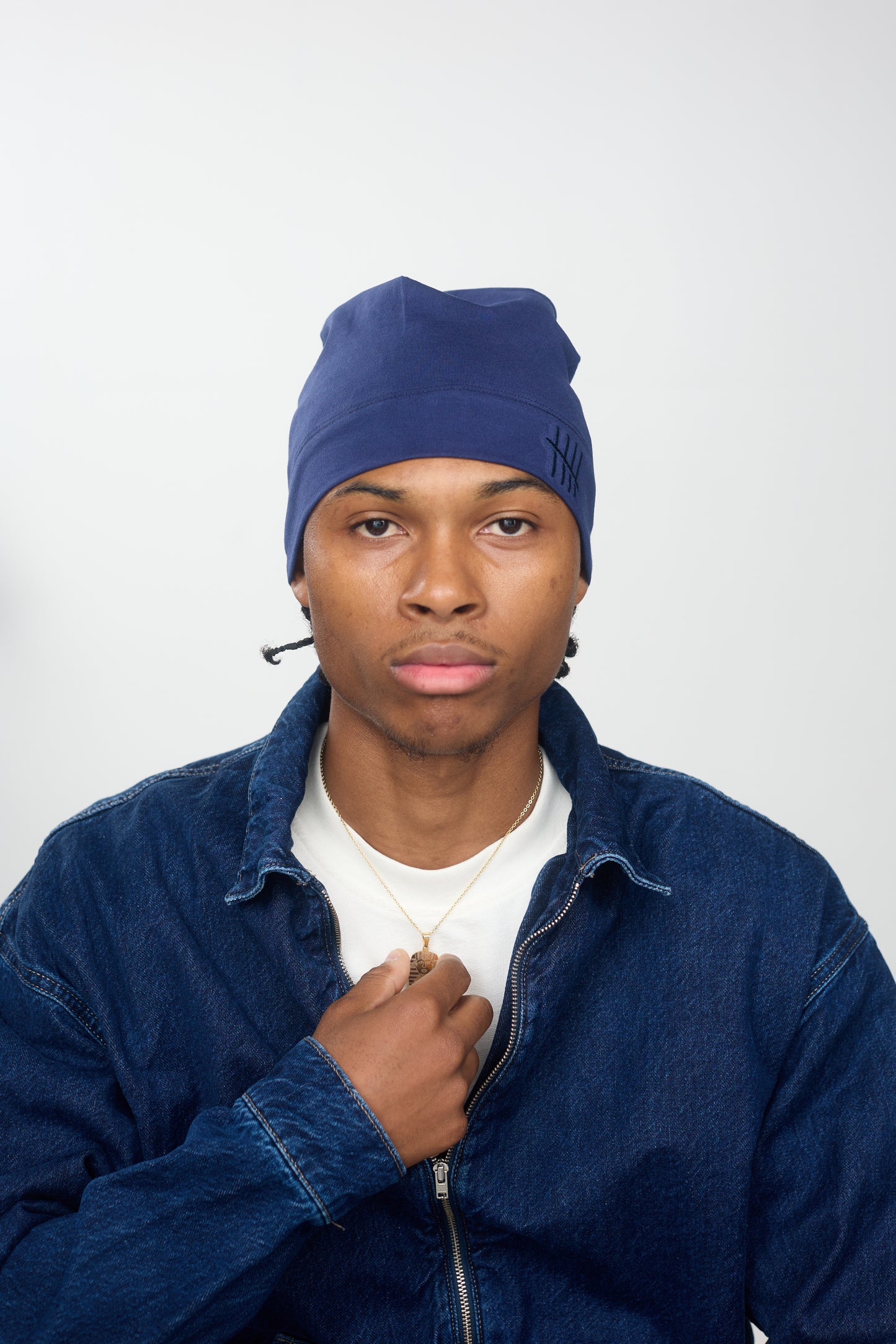 BEANIE LOGO - navy