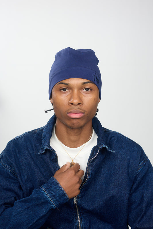 BEANIE LOGO - navy