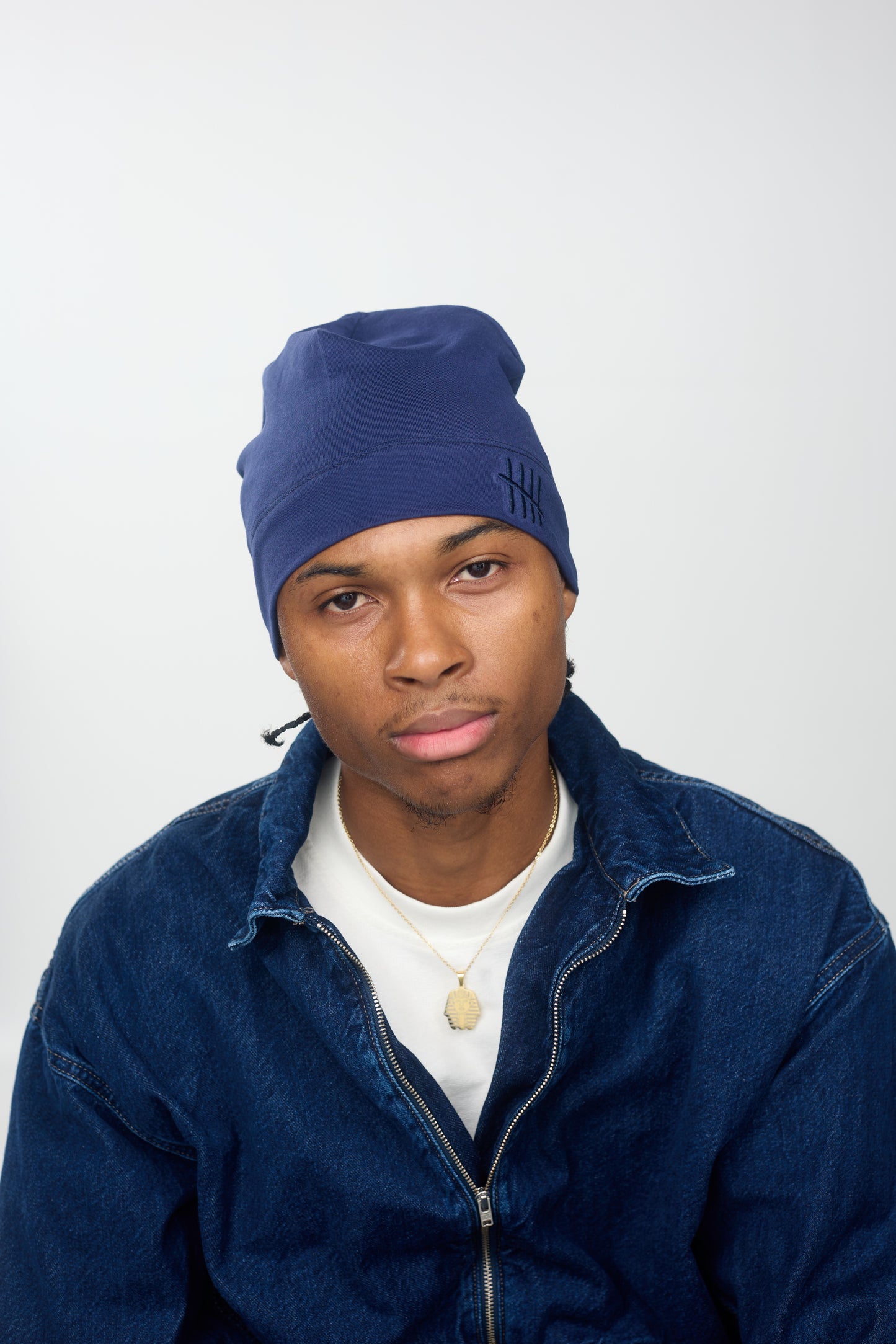 BEANIE LOGO - navy