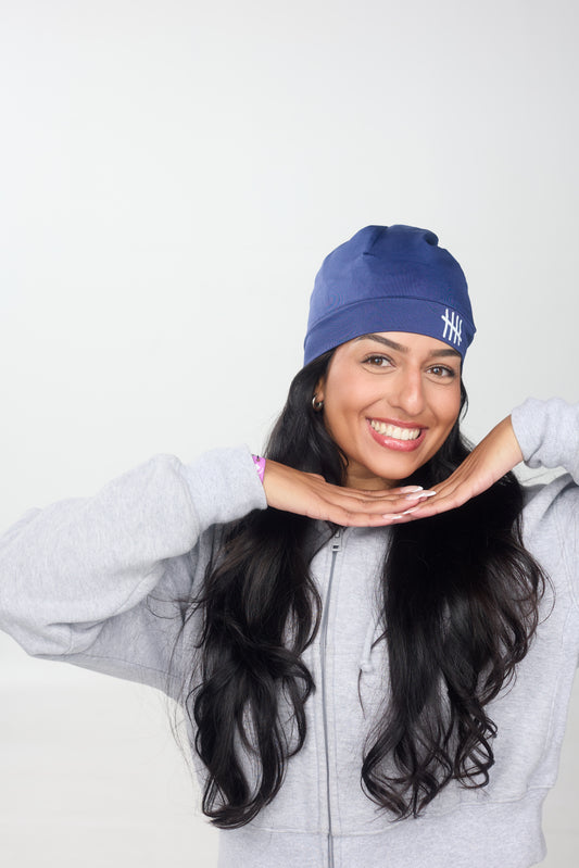 SKULL CAP LOGO - minuit