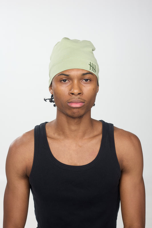 BEANIE LOGO - matcha