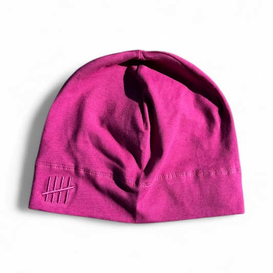 BEANIE LOGO - fuchsia